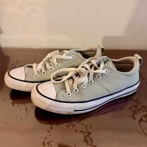 Converse Light Gray Canvas Sneakers